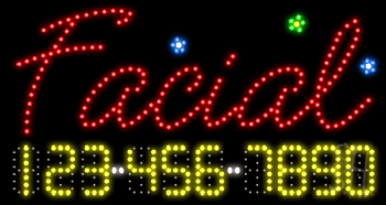 Facial Animated LED Sign