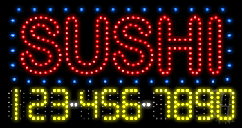 Sushi Animated LED Sign
