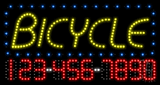 Bicycle Animated LED Sign