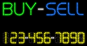 Buy Sell Trade Animated LED Sign