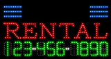 Car Rental Animated LED Sign