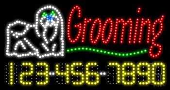 Grooming Animated LED Sign