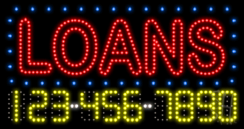Loans Animated LED Sign