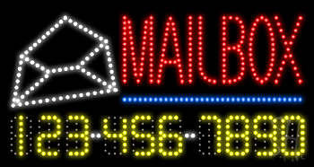 Mailbox Animated LED Sign