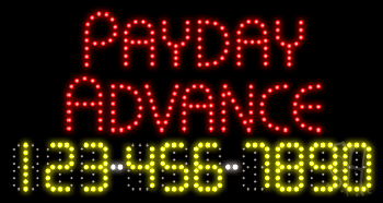 Payday Advance Animated LED Sign
