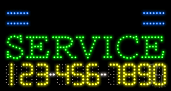 Tax Service Animated LED Sign