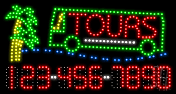 Tours Animated LED Sign