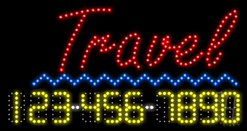 Travel Animated LED Sign