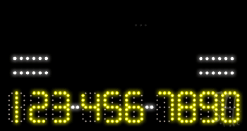 Wash Dry Fold Animated LED Sign