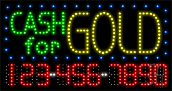 Cash for Gold Animated LED Sign