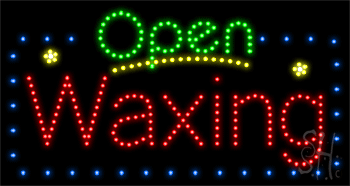 Waxing Animated LED Sign