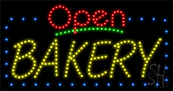 Bakery Animated LED Sign