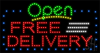Free Delivery Animated LED Sign