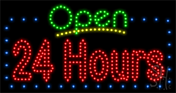 24 Hours Animated LED Sign