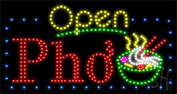 Pho Animated LED Sign
