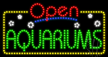 Aquariums Animated LED Sign
