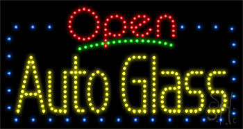 Auto Glass Animated LED Sign