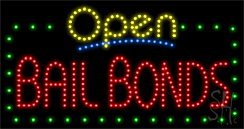 Bail Bonds Animated LED Sign