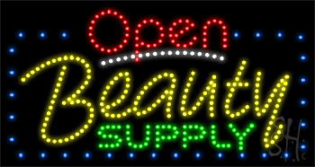 Beauty Supply Animated LED Sign