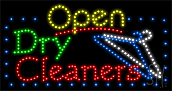 Dry Cleaners Animated LED Sign
