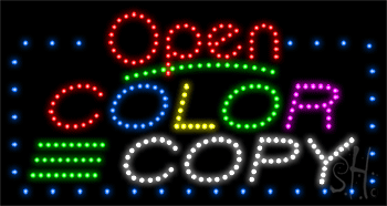 Color Copy Animated LED Sign