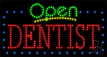 Dentist Animated LED Sign