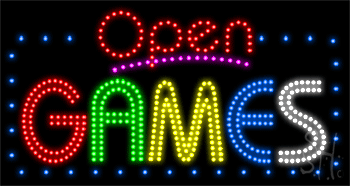 Games Animated LED Sign