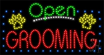 Grooming Animated LED Sign