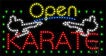 Karate Animated LED Sign