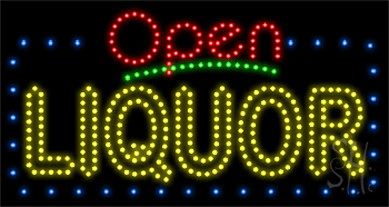 Liquor Animated LED Sign
