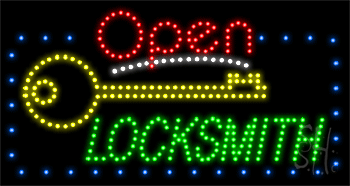 Locksmith Animated LED Sign