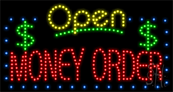 Money Order Animated LED Sign
