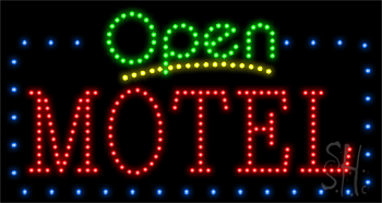 Motel Animated LED Sign