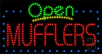 Mufflers Animated LED Sign