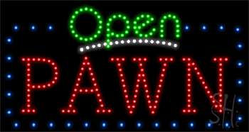 Pawn Animated LED Sign