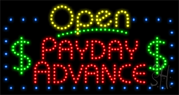 Payday Advance Animated LED Sign