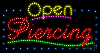 Piercing Animated LED Sign