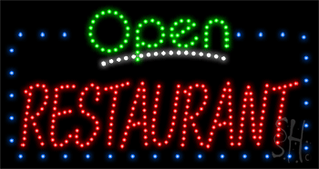 Restaurant Animated LED Sign
