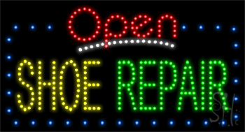 Shoe Repair Animated LED Sign