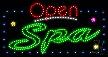 Spa Pedicure Animated LED Sign
