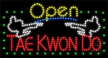 Tae Kwon Do Animated LED Sign