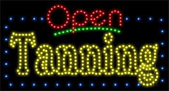 Tanning Animated LED Sign