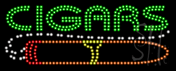 Cigars Animated LED Sign