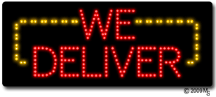 We Deliver Animated LED Sign