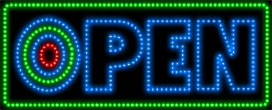 Open with Dart Animated LED Sign