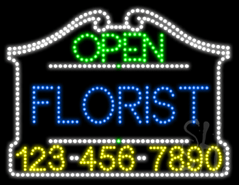 Florist LED Sign