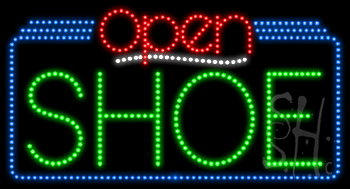 Shoe Open Animated LED Sign
