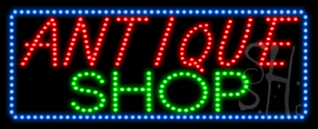 Antiques Shop Animated LED Sign
