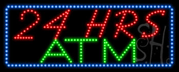 24 hrs ATM Animated LED Sign