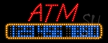 ATM Cash Animated LED Sign